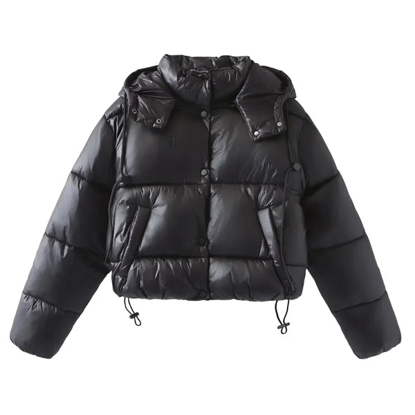 Waterproof Women’s Puffer Jacket Hooded