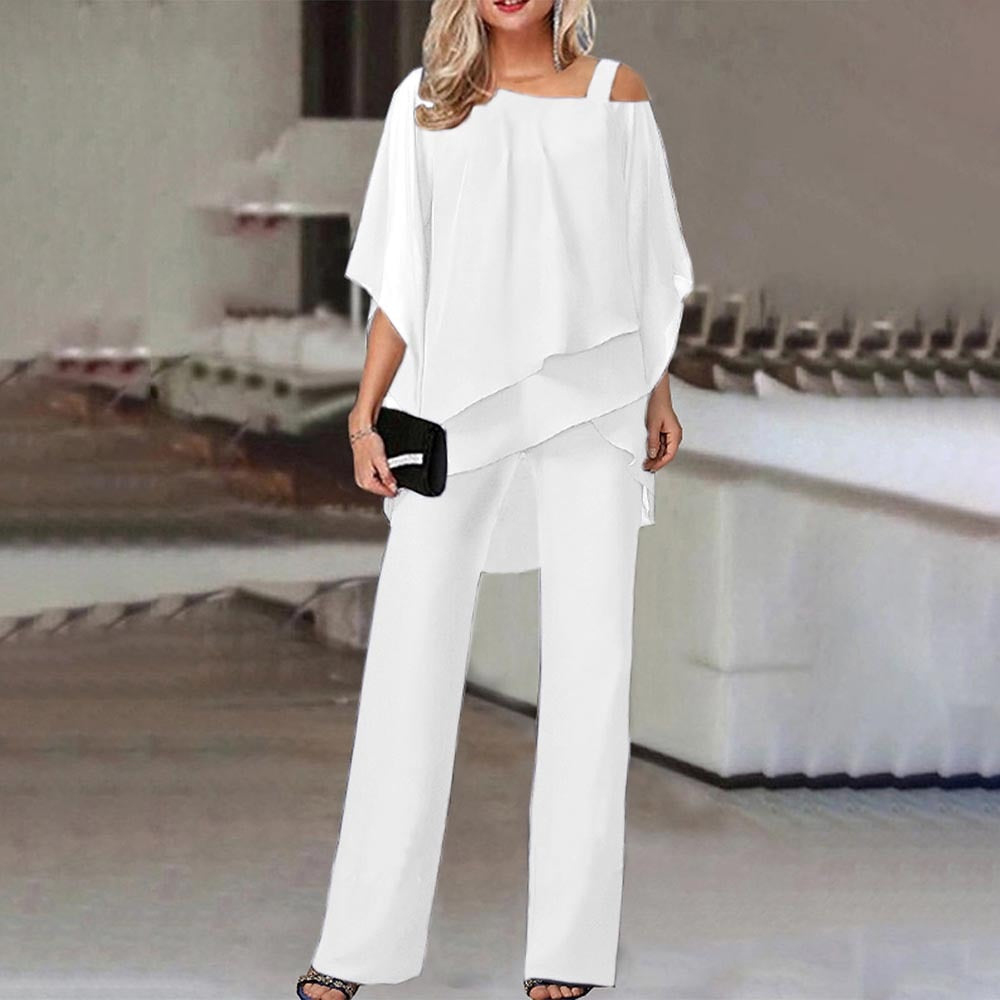 Chic Cold Shoulder Jumpsuit Stylish Design