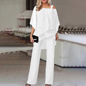 Chic Cold Shoulder Jumpsuit Stylish Design