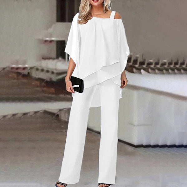 Chic Cold Shoulder Jumpsuit Stylish Design