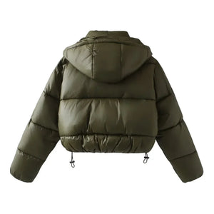 Waterproof Women’s Puffer Jacket Hooded