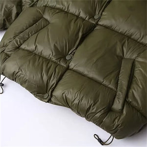 Waterproof Women’s Puffer Jacket Hooded