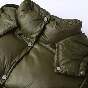 Waterproof Women’s Puffer Jacket Hooded