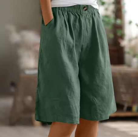 Women’s Casual Bermuda Relaxed Wide Leg Shorts