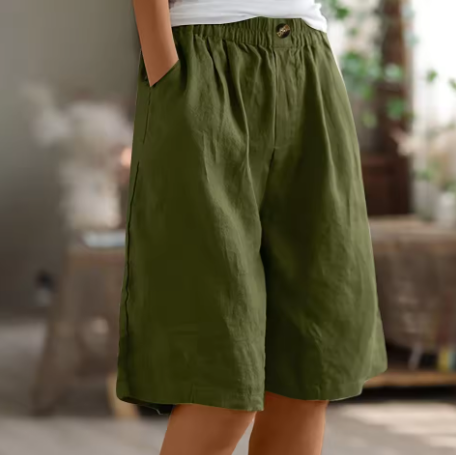 Women’s Casual Bermuda Relaxed Wide Leg Shorts