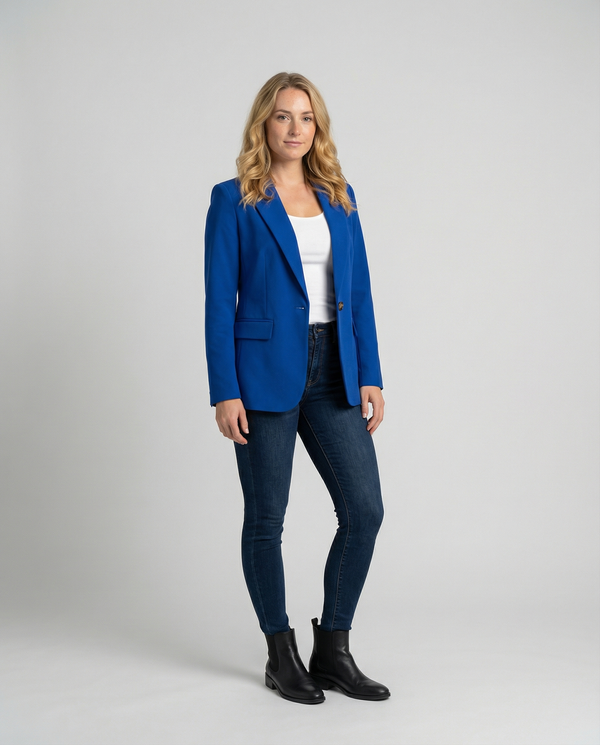 Women's Tailored Blazer with Timeless Sophisticated Style