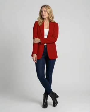 Women's Tailored Blazer with Timeless Sophisticated Style