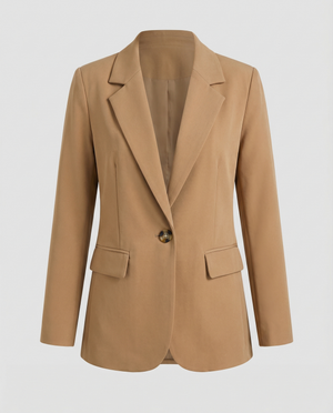 Women's Tailored Blazer with Timeless Sophisticated Style