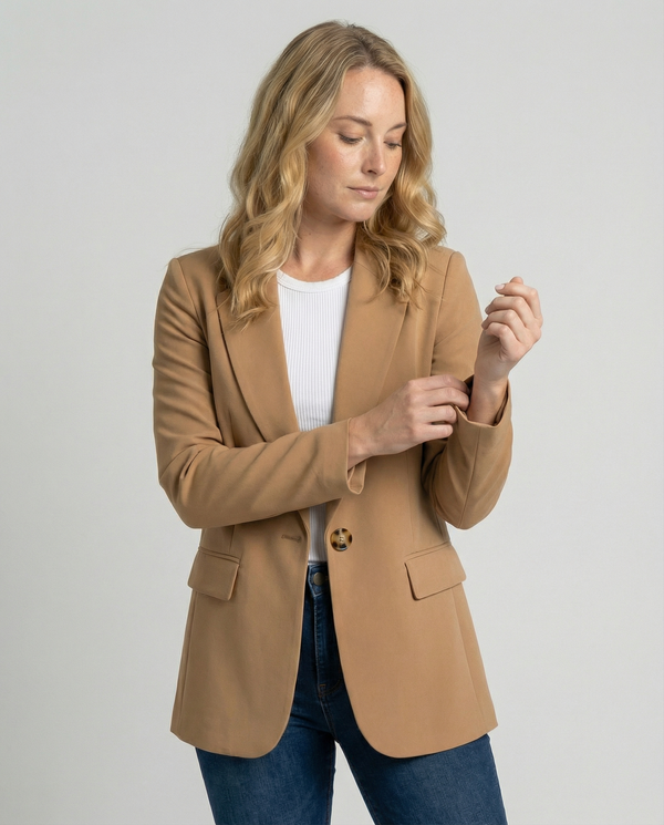 Women's Tailored Blazer with Timeless Sophisticated Style