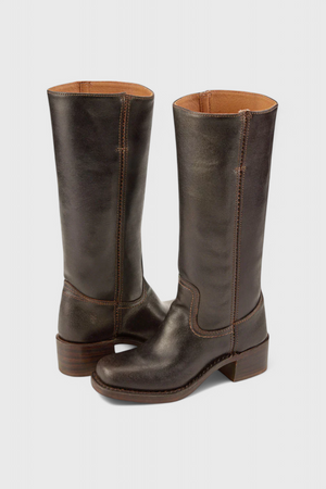 Stylish Women's Knee High Boots with Comfortable Stacked Heel