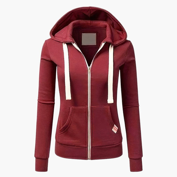 Comfortable Women's Hoodie Zippered