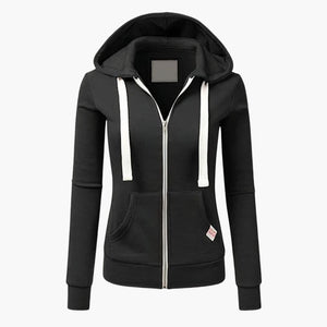 Comfortable Women's Hoodie Zippered