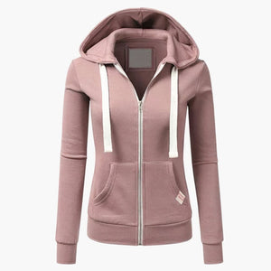 Comfortable Women's Hoodie Zippered