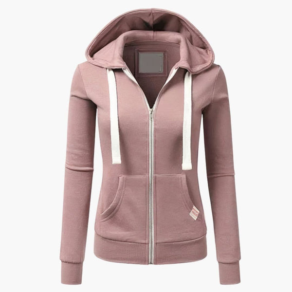 Comfortable Women's Hoodie Zippered