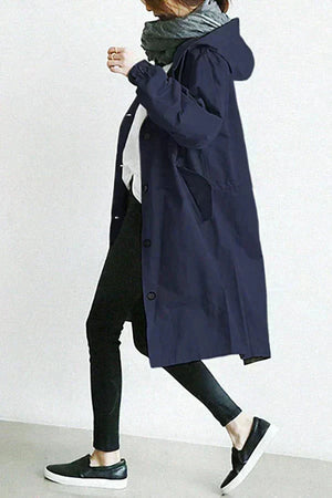 Women’s Oversized Hooded Longline Coat