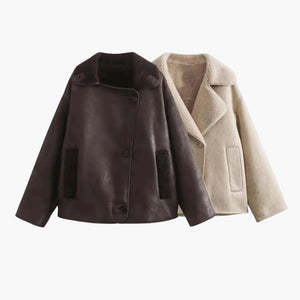 Plush Lined Winter Casual Jacket