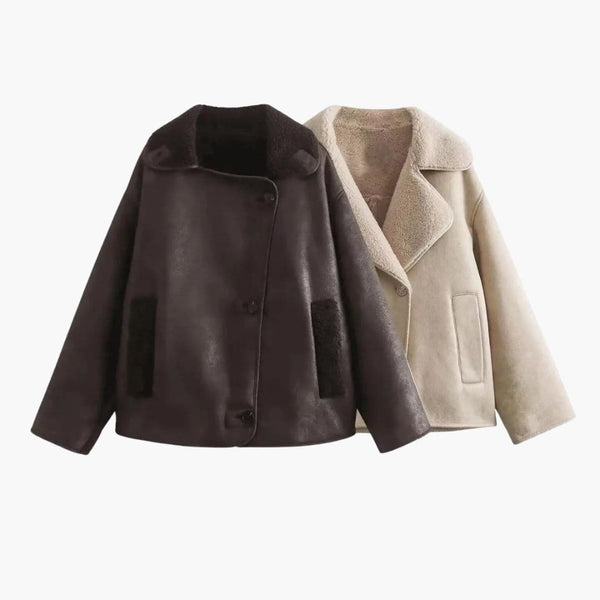 Plush Lined Winter Casual Jacket