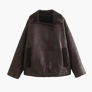 Plush Lined Winter Casual Jacket