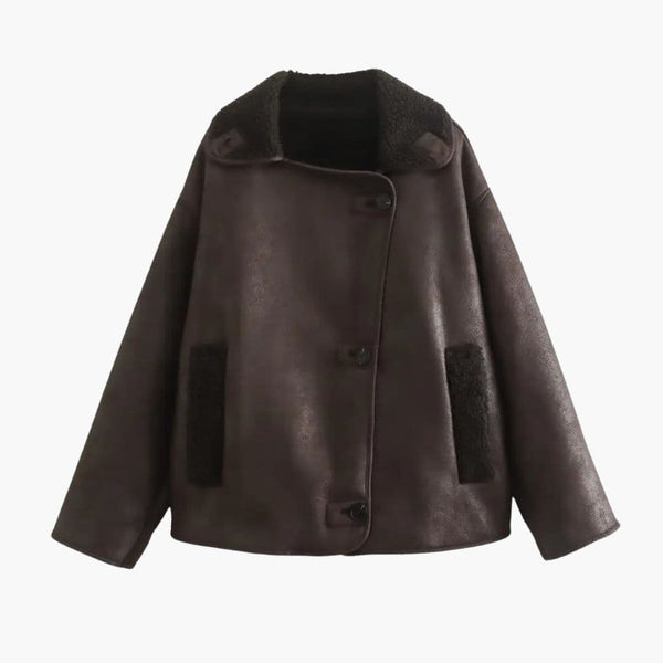 Plush Lined Winter Casual Jacket
