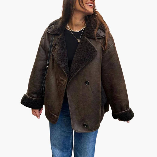Plush Lined Winter Casual Jacket