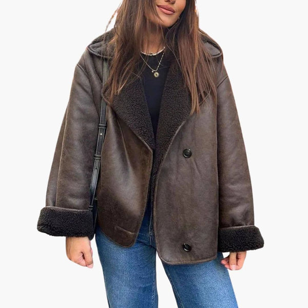 Plush Lined Winter Casual Jacket