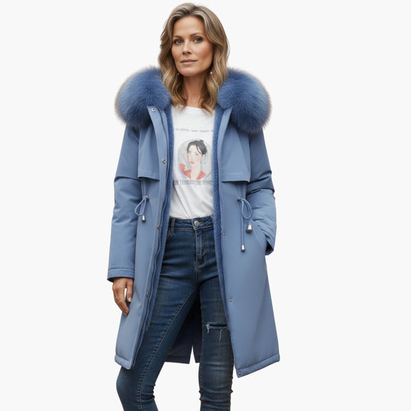 Hooded Long Winter Coat for Women