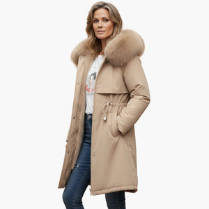 Hooded Long Winter Coat for Women