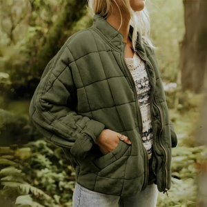 Women’s Oversized Quilted Puffer Winter Jacket
