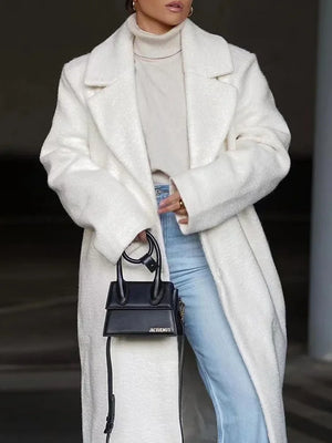 Oversized Long Women's Coat Elegant