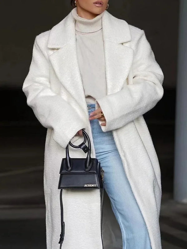 Oversized Long Women's Coat Elegant