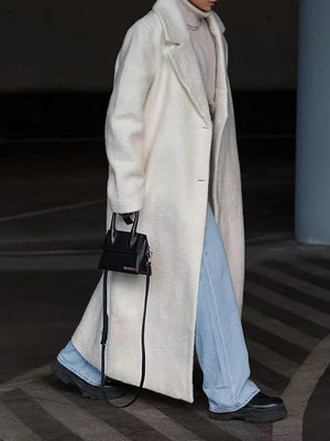 Oversized Long Women's Coat Elegant