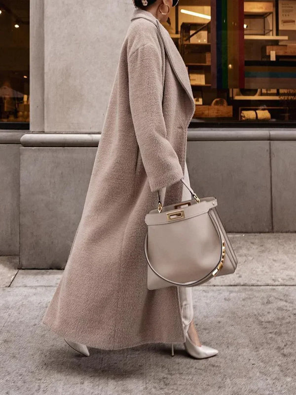 Oversized Long Women's Coat Elegant