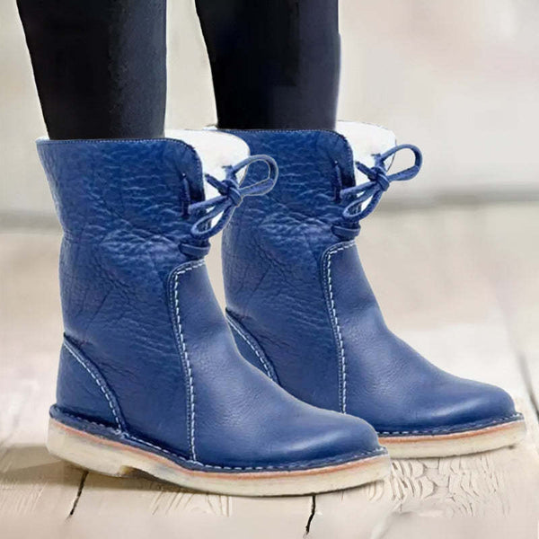 Cozy Lined Ankle Boots Warm Winter Boots for Women