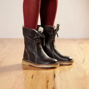 Cozy Lined Ankle Boots Warm Winter Boots for Women
