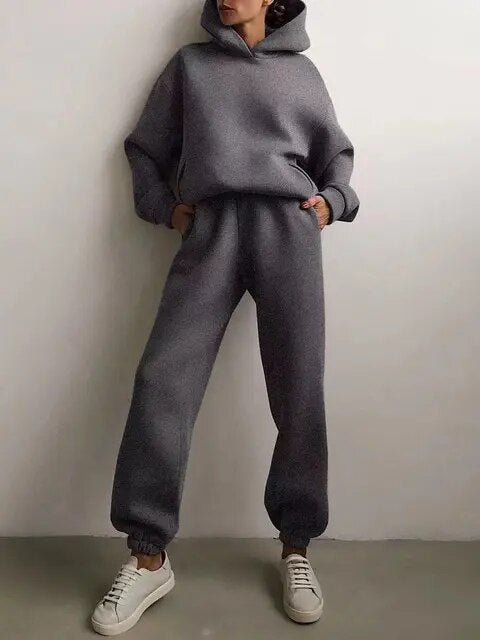 Women's Oversized Hoodie and Jogger Set
