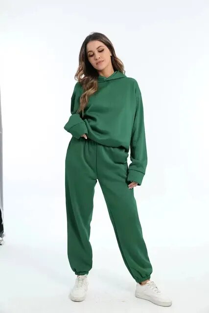 Women's Oversized Hoodie and Jogger Set