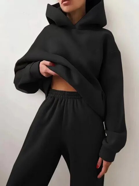 Women's Oversized Hoodie and Jogger Set