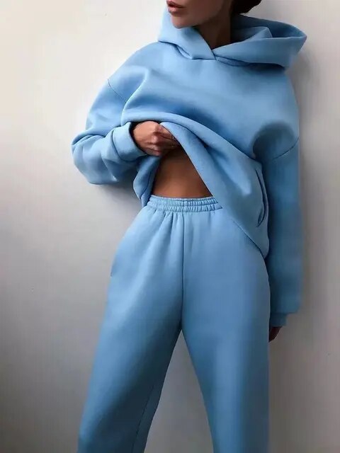 Women's Oversized Hoodie and Jogger Set