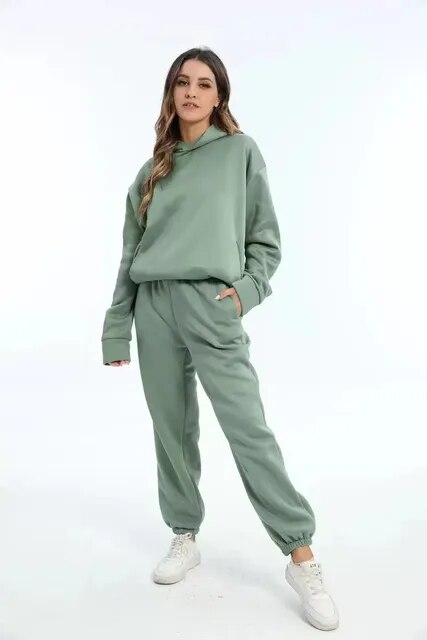 Women's Oversized Hoodie and Jogger Set