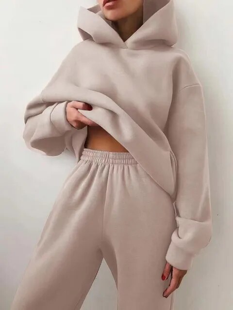 Women's Oversized Hoodie and Jogger Set