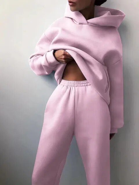 Women's Oversized Hoodie and Jogger Set