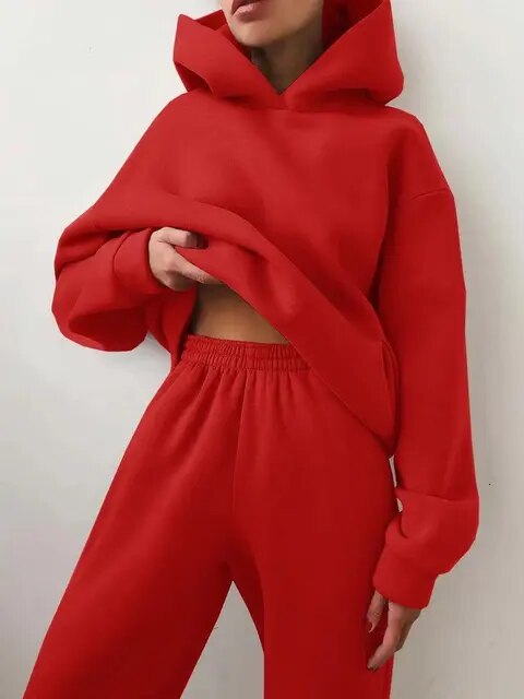 Women's Oversized Hoodie and Jogger Set