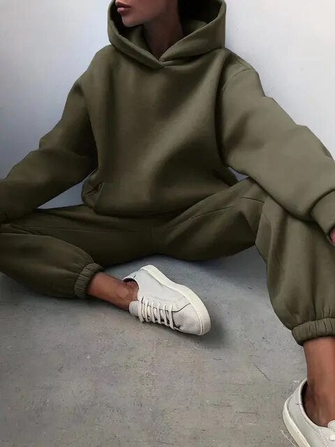 Women's Oversized Hoodie and Jogger Set