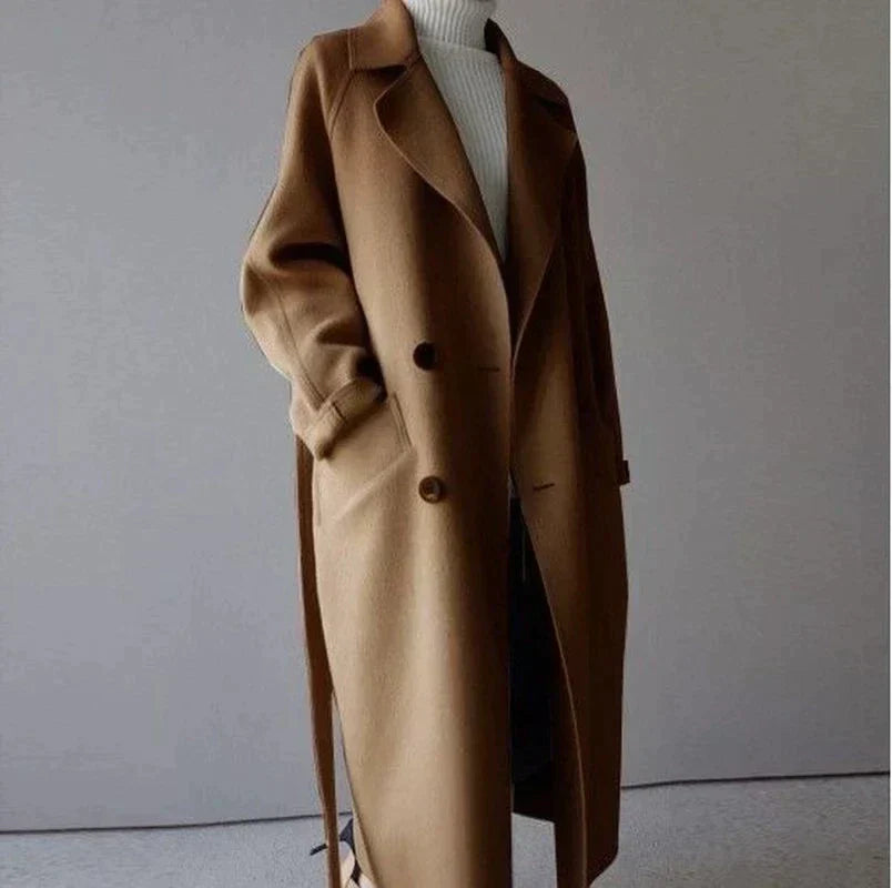 Elegant Women’s Timeless Long Coat