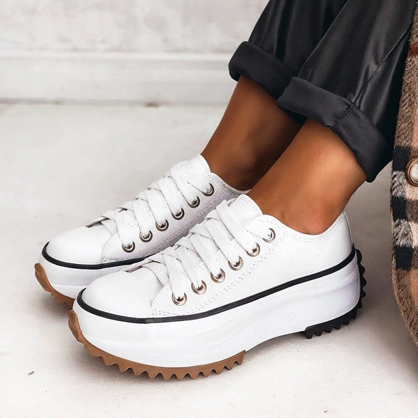 Women’s Lace Up Casual Chunky Platform Sneakers