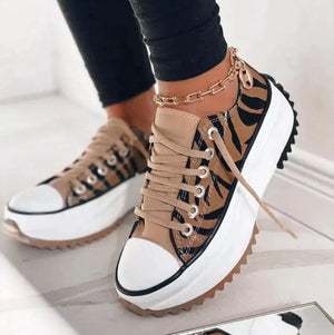 Women’s Lace Up Casual Chunky Platform Sneakers