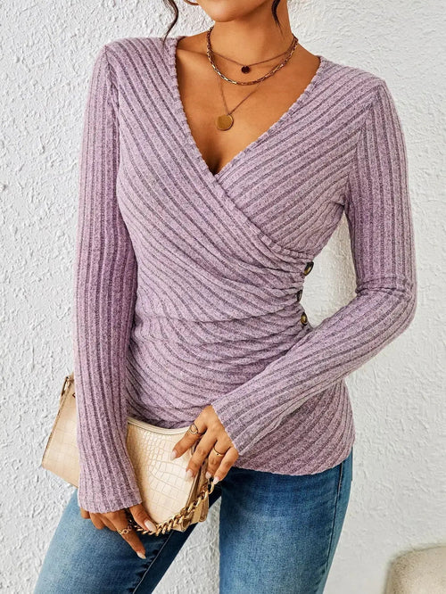 Sleek Tummy-Control Long Sleeve Top
