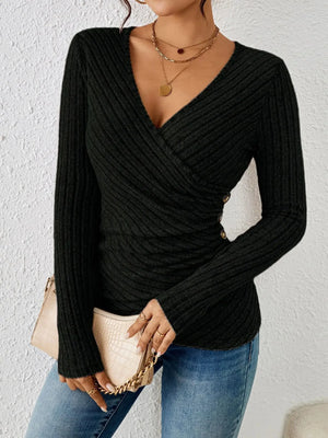 Sleek Tummy-Control Long Sleeve Top