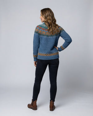 Women's Nordic Fair Isle Knit Sweater
