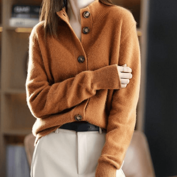 Women's Classic Button Front Knit Cardigan Sweater